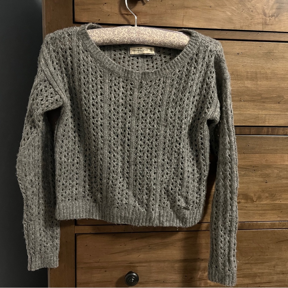 Abercrombie & Fitch Grey Knit Women's Sweater